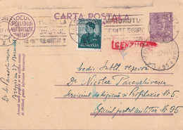 A16442 - MILITARY LETTER POSTAL STATIONERY KING MICHAEL 1 LEI CENZORED 1941 USED  OFICIUL POSTAL MILITAR NR. 95 - 2de Wereldoorlog (Brieven)