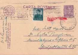 A16442 - MILITARY LETTER POSTAL STATIONERY KING MICHAEL 1 LEI CENZORED 1941 USED  OFICIUL POSTAL MILITAR NR. 95 - Lettres 2ème Guerre Mondiale