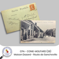 CPA - CONIE-MOLITARD (Eure Et Loir) - Maison Dazard - Route De Sancheville - Otros Municipios