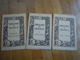 LOT De 3 VIEUX PAYS DE FRANCE N° 32 - 35 - 44 - LABORATOIRES MARINIER - Publicités