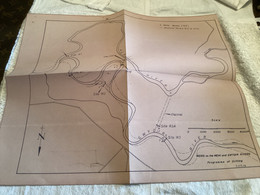 Plan   Water Conservation Irrigation Weirs On The Mehi And Gwydir Rivers 1969 Australia Australie - Opere Pubbliche