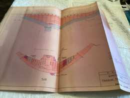 Plan   Dessin Carcoar Dam WATER  CARCOAR   BARRAGE 1970;australia Australie - Public Works