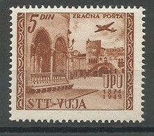 Italy Yugoslavia Italia Trieste Zone B Airmail Sassone 17 MNH / ** 1952 Sass.CV: 70,00€ Posta Aerea UPU - Posta Aerea