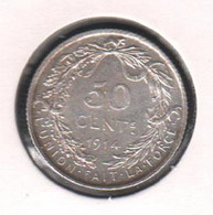 ALBERT I * 50 Cent 1914 Frans * Prachtig * Nr 11239 - 50 Cent