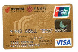 Expired Bank Credit Card Bird - Credit Cards (Exp. Date Min. 10 Years)