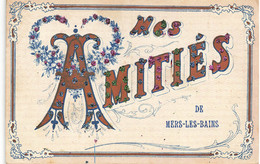 80 - SOMME - MERS-LES-BAINS - Carte Fantaisie Ancienne "mes Amitiés De" - Superbe - 10638 - Mers Les Bains