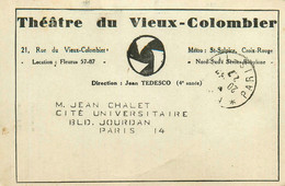 Paris 6ème * Théâtre Du Vieux Colombier , 21 Rue Du Vieux Colombier * CPA - Arrondissement: 06