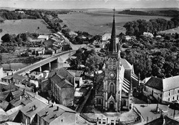 88-MATTAINCOURT- LA BASILIQUE ET LE PONT SUR LE MADON VUE DU CIEL - Autres & Non Classés