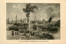 Nort Sur Erdre * Vue Prise Du Port Vers 1850 - Nort Sur Erdre