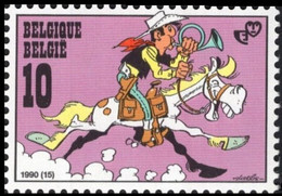 2390** - Lucky Luke & Jolly Jumper - BELGIQUE / BELGIË / BELGIEN / BELGIUM - Philabédés (cómics)