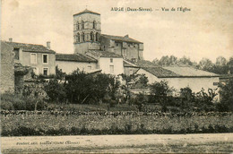 Augé * Vue Sur L'église Du Village - Autres & Non Classés