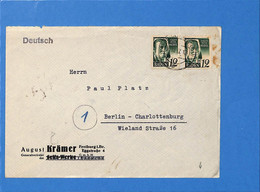 Allemagne Zone Française 1947 Baden - Lettre De Freiburg (G6082) - Baden