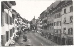 Liestal; Rathausstrasse Mit Ober Tor - Nicht Gelaufen. (C. Grauwiller - Liestal) - Liestal