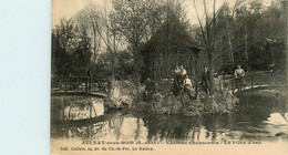 Aulnay Sous Bois * Le Château Chansonnia * La Pièce D'eau * Passerelle - Aulnay Sous Bois