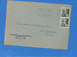 Allemagne Zone Française 1949 Baden - Lettre De Freiburg (G6120) - Bade