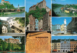 1 AK Germany * Chronikkarte Der Stadt Burghausen - U.a. Die Mit 1051 Meter Länge - Die Längste Burganlage Der Welt * - Burghausen