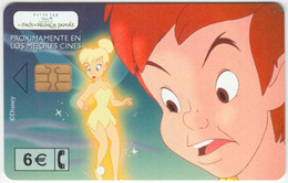SPAIN B-028 Chip Telefonica - Cinema, Walt Disney, Peter Pan - Used - Emissioni Di Base