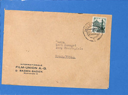 Allemagne Zone Française 1948 Baden - Lettre De Baden-Baden (G6162) - Baden