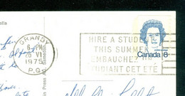 Flamme "Embauchez étudiant" / Slogan Cancel "Hire A Student"; Timbre Scott # 604 Stamp; Coccinelle / Beetle (9955) - Covers & Documents