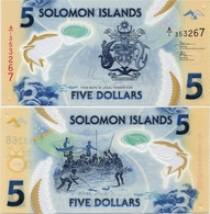 SOLOMON IS.         5 Dollars       P-W38       ND (2019)       UNC  [ Sign. 11 ] - Solomon Islands