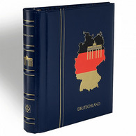 Drehstabbinder PERFECT DP, Classic Design, Prägung "DEUTSCHLAND" Inkl. Schutzkassette Blau - Groß, Grund Schwarz