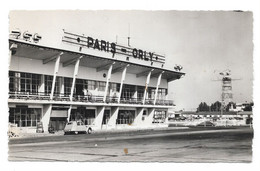 CpSM, 94, Orly, Aéroport, L'entrée De L Aérodrome, Voiture Ancienne, 2cv - Aerodromes