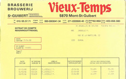 Vieux Temps à Mont St Guibert - Invoices