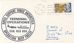 SOUTH POLE, ANTARCTICA, OPERATION DEEP FREEZE, US NAVY, SHIP, PLANE, SPECIAL COVER, 1976, USA - Sonstige & Ohne Zuordnung