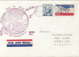 SOUTH POLE, DUAL AIR DENSITY SOUTH POLE TRACKING STATION, SPECIAL COVER, 1976, USA - Andere & Zonder Classificatie