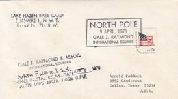 NORTH POLE, LAKE HAZEN BASE CAMP, ARCTIC CIRCLE, SPECIAL POSTMARKS ON COVER, 1979, USA - Sonstige & Ohne Zuordnung