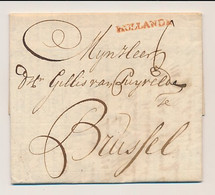 Amsterdam - Brussel Belgie 1750 - Hollande - ...-1852 Préphilatélie