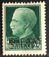 1941 - Italia - Occupazione Isole Ionie - Cent 25 - Nuovo - Ionian Islands