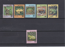 ECUADOR 1993 FROGS.CTO/USED - Frogs