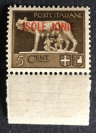 1941 - Italia - Occupazione Isole Ionie - Cent 5 - Nuovo - Îles Ioniennes
