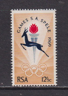 SOUTH AFRICA - 1969 South African Games 121/2c Never Hinged Mint - Unused Stamps