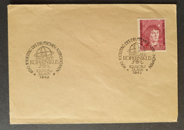 Generalgouvernement 1943, Blanko Brief "Kopernikus" Sonderstempel - Occupation 1938-45