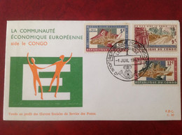 Congo Aide  CEE 1963 FDC - Other & Unclassified