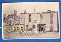 CPA Photo - CHATEL Sur MOSELLE - La Ville En Ruines En 1940 - WW2 Monument Aux Morts - Bazar De La Moselle - Chatel Sur Moselle