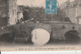 SEGRE -  Le Vieux Pont Gothique Sur L'OUDON - Segre