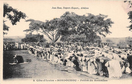 COTE D'IVOIRE - BONDOUKOU - PRIERE DU RAMADAN - RELIGION - Côte-d'Ivoire