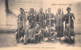 COTE D'IVOIRE - GUERRIERS NEGRES - Côte-d'Ivoire