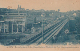 SEGRE - Usine électrique De La Société De Distribution D'électricité De L'Ouest Et La Ligne De Chemin De Fer - Segre