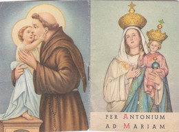 LIBRETTO  - RELIGIONE - PER ANTONIUM AD MARIAM - 1955 - Religione