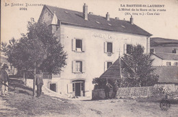 1916 La Bastide St Laurent Hotel De La Gare Et La Poste Animée - Otros & Sin Clasificación