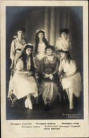 CPA Grande-Duchesse Princesse Elisabeth, Princesse Charlotte, Antonie, Hilda, Sophie, Marie Adelheid - Familias Reales