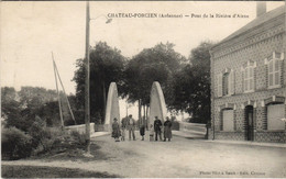 CPA CHATEAU-PORCIEN - Pont De La Riviere D'Aisne (155157) - Chateau Porcien