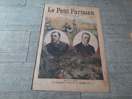 Le Petit Parisien Illustré Le Président Kruger Et Chamberlain Sud Afrique Anglais Et Boërs Transvaal - Le Petit Parisien