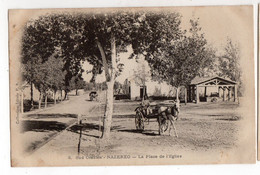 CPA - Algérie -  Nazereg - Place De L'Eglise - Otras Ciudades