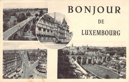 Carte Multivue D'un Bonjour De Luxembourg - Luxembourg - Ville