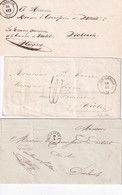 LUXEMBOURG - GRAND JEU DE 17 LETTRES - ENTRE 1763-1852 - Bien Voir Les Photos Svp - - ...-1852 Prephilately